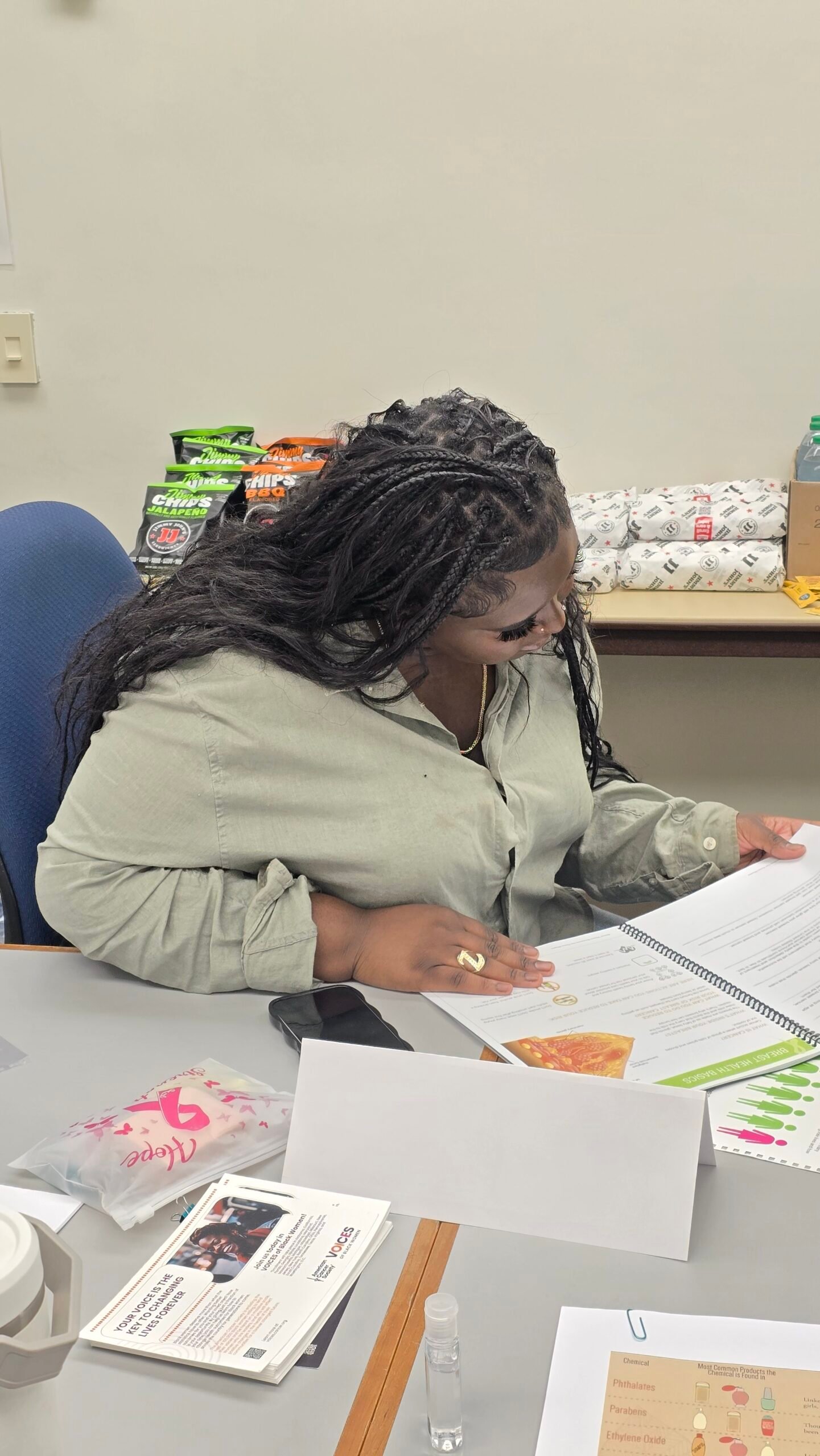 Educating young women about breast health, ages 13 to 18