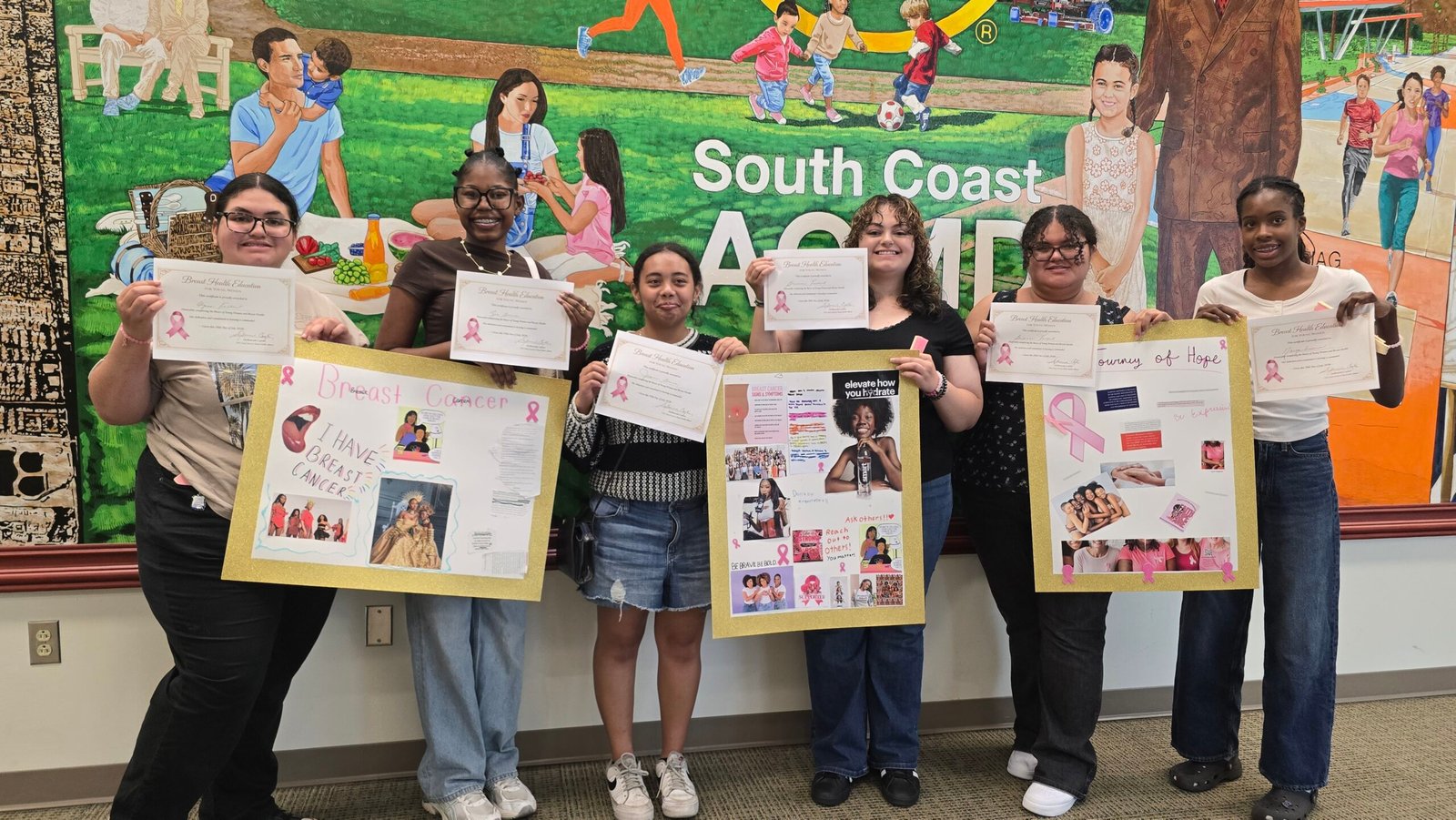 Educating young women about breast health, ages 13 to 18